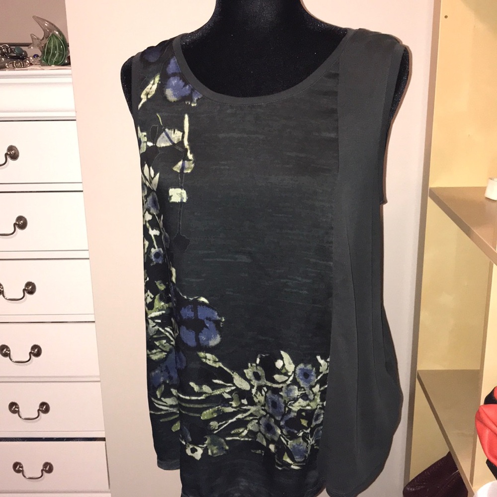 Women’s Vera Wang Floral Dress Tank L
